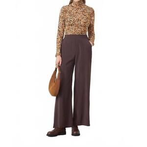 NEW SUNCOO fifi turtleneck top in camel